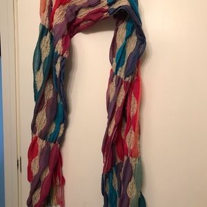 Multi colored scarf
